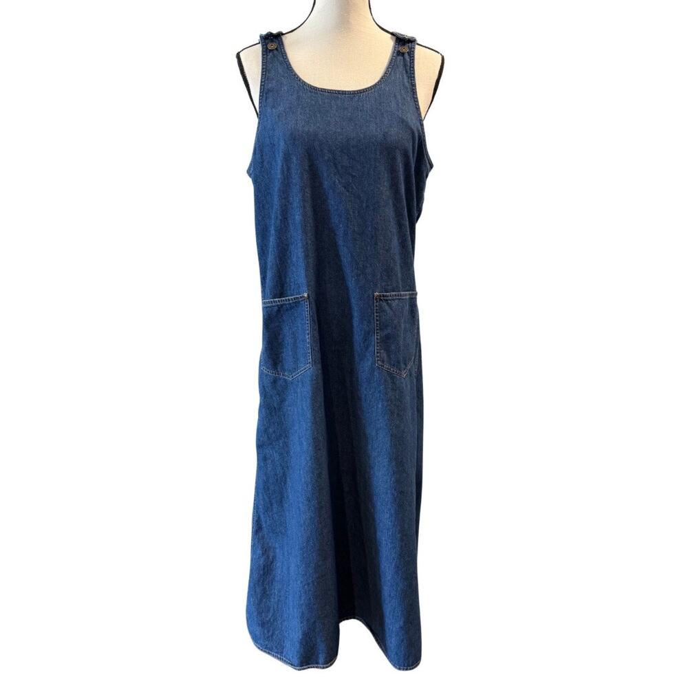 Liz Claiborne Lizwear Women’s Denim Maxi Dress Size M